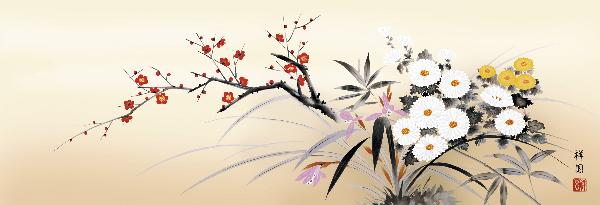 額 四季花 山本祥園 拡大