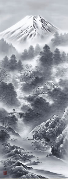 b2-024 富嶽情景 伊藤渓山 拡大