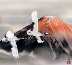 c6-008 赤富士飛鶴 鈴木翠朋 拡大