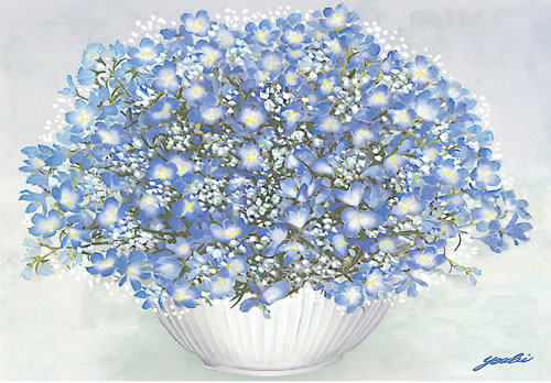 安らぎの青拡大