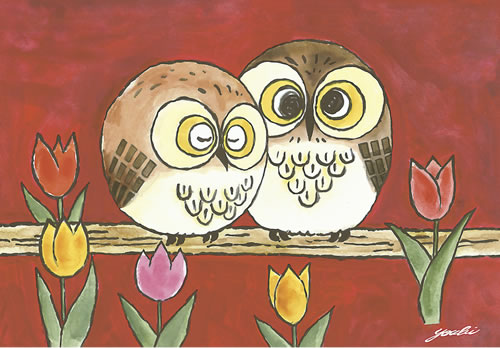 はなやぎふくろう拡大