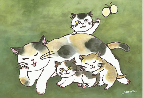 額 幸せのねこ ほのぼのねこ 大 【通販】 額 幸せのねこ ほのぼのねこ 大 【通販】