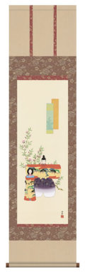 掛け軸　立雛　　SOUVENIR FOR FOREIGNERS 端午節句 MF1-012.jpg