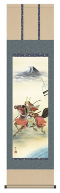 掛け軸/若武者 掛け軸 若武者 (長江桂舟) 送料無料 掛軸 商品詳細 掛け軸の販売・絵画